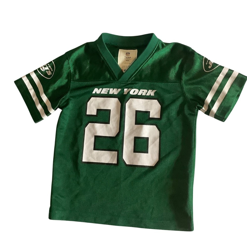 NFL Team Apparel Kids New‎ York Jets LeVeon Bell 26 Jersey Green 4T-4T-3X
